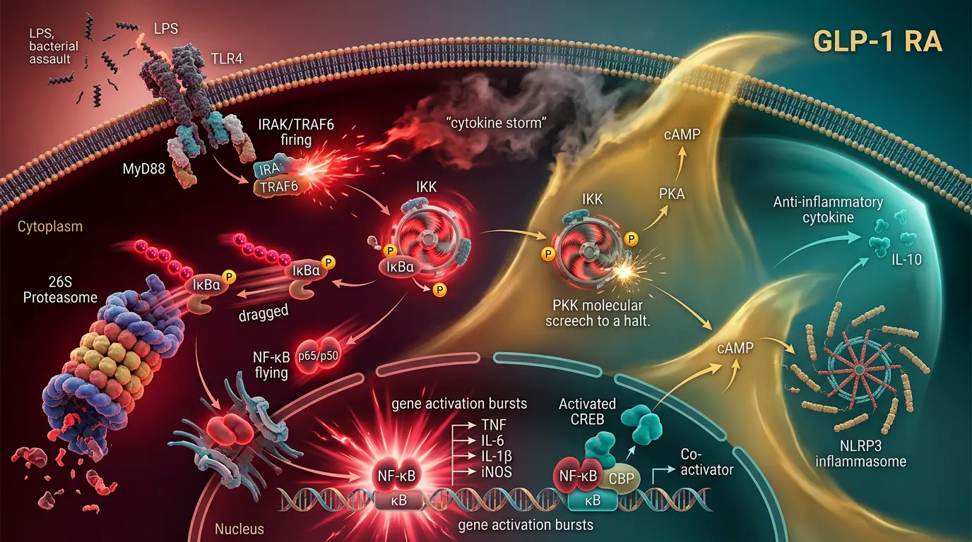 Head-to-head molecular pharmacology. Illustration showing Comparative receptor engagement across leading agents.