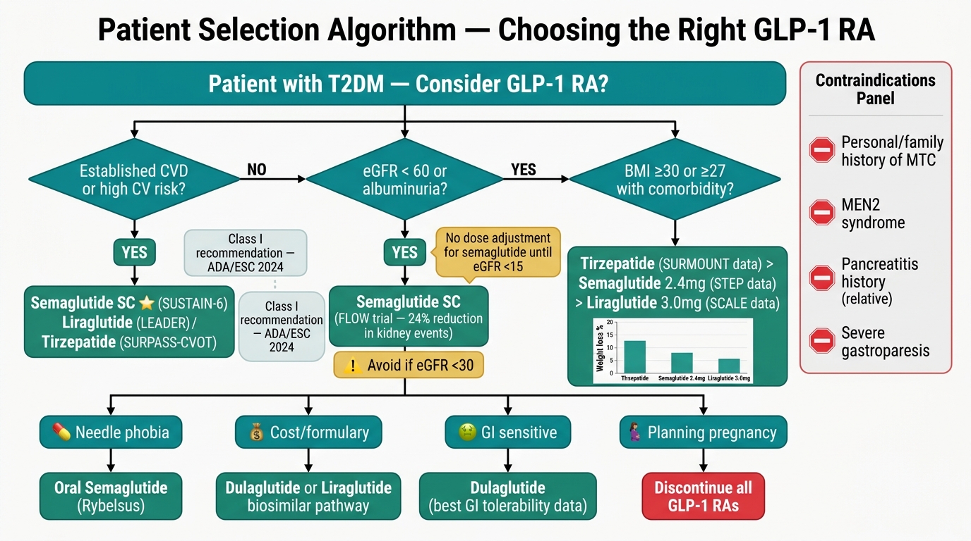 Patient selection algorithm