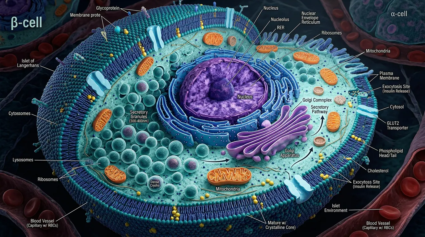 GLP-1 signalling in the β-cell. Illustration showing Convergence of glucose and incretin pathways on exocytosis machinery.