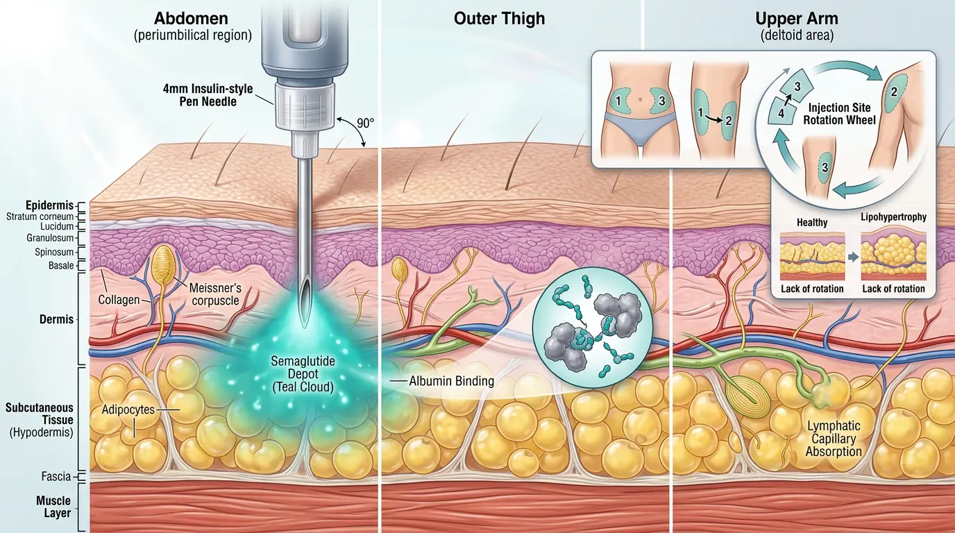 Cross-sectional anatomy — multi-organ risk. Illustration showing Anatomical context for GI, hepatobiliary, and renal safety topics.